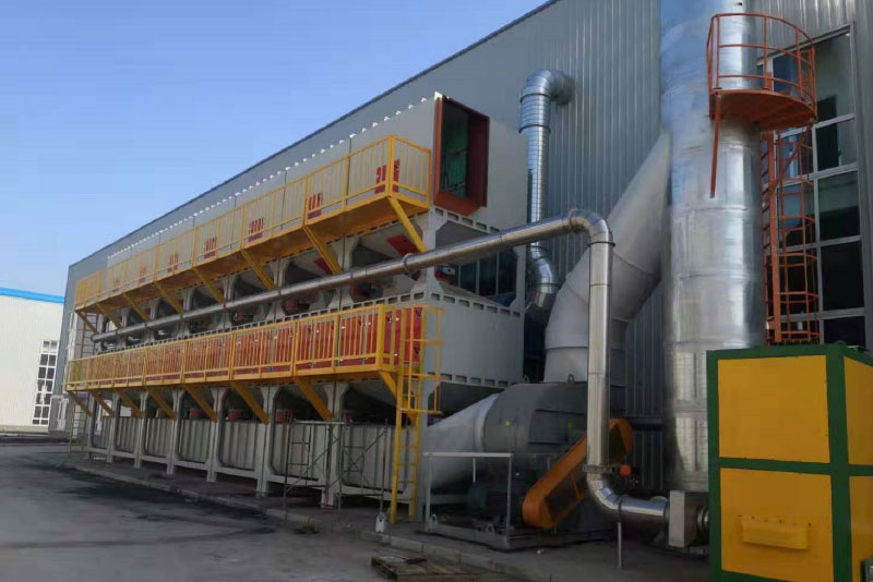 活性炭吸附脫附有機廢氣催化燃燒一體機
